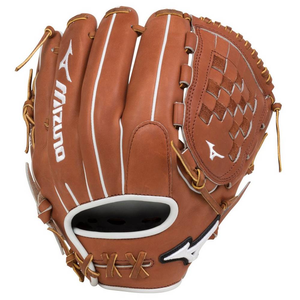 Guantes Mizuno Pro Select Fastpitch 12" Mujer Marrones Baratas MCSU-19305